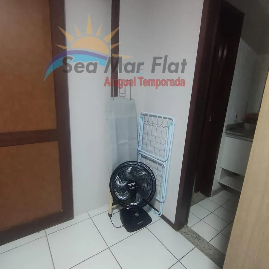 Seamar Flat Natal Rn Varandas- Completo Com Ar E Cozinha